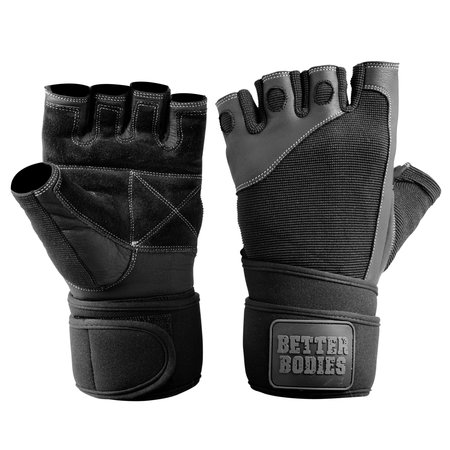 Better Bodies Pro Wristwrap Gloves (Schwarz)